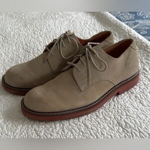 Men's Tan Suede Oxford Shoes US 8